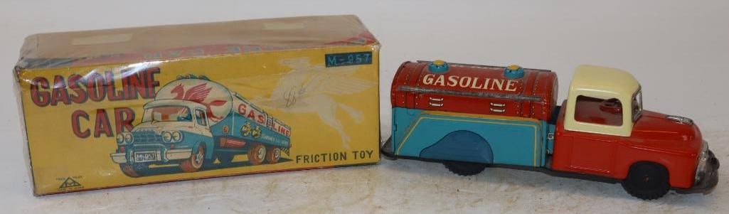 Mobil Pegasus Gasoline Friction Toy Truck with Original Box (1 of 7)