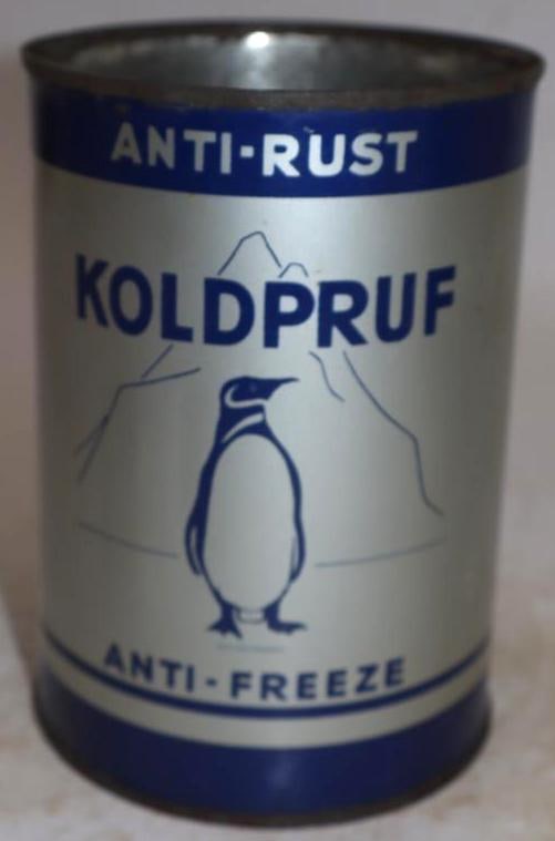 Cities Service Anti Rust Koldpruf Antifreeze Metal One Quart Oil Can (1 of 5)