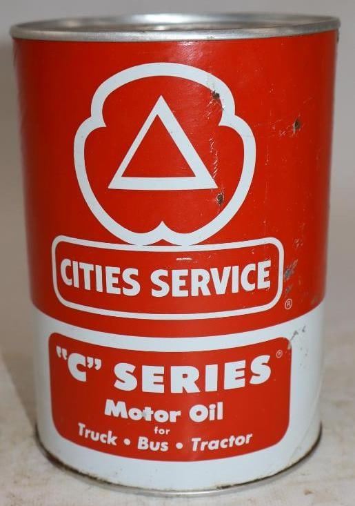 Cities Service C Series Composite One Quart Oil Can (1 of 4)