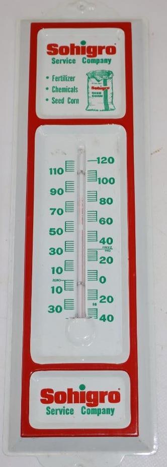 Sohigro Service Co Metal Advertising Thermometer (1 of 4)