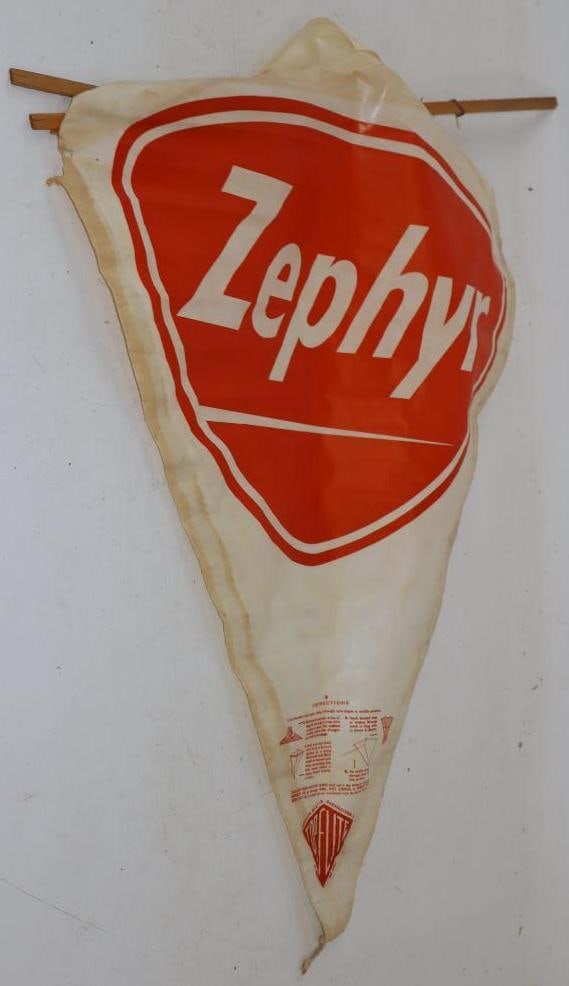 Zephyr Advertising Gas Station Kite: 35.5x 1x 1