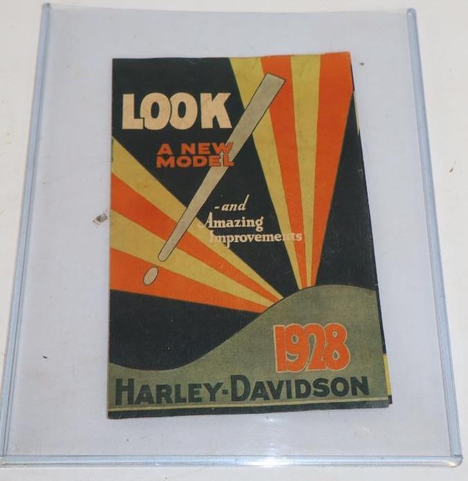1928 Harley Davidson Dealership Brochure Pamphlet (1 of 3)