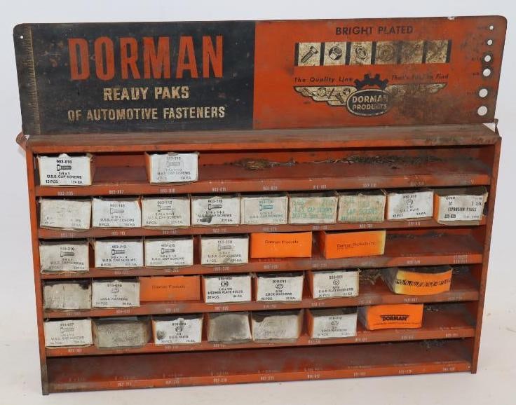 Dorman Automotive Fasteners Metal Advertising Display: 24x 3x 19