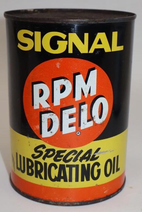 Signal RPM Delo Metal One Quart Oil Can (1 of 5)
