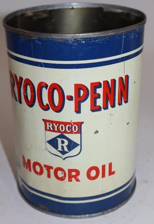 Ryoco-Penn One Quart Metal Oil Can (1 of 5)