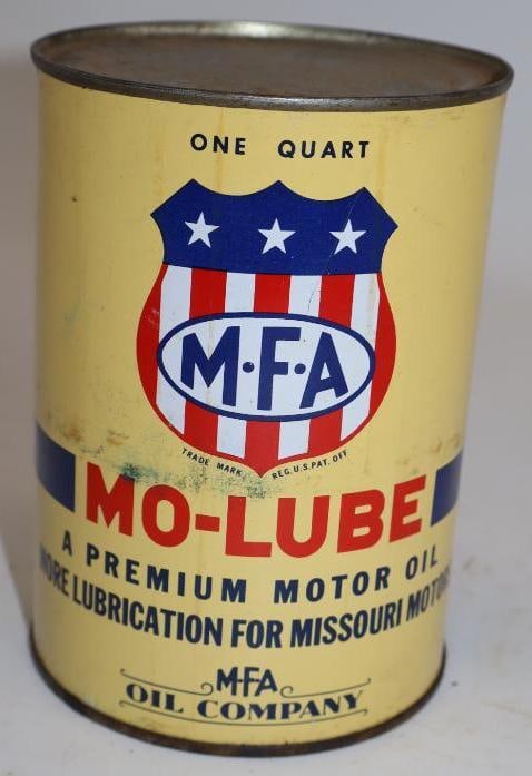 MFA Mo-Lube One Quart Metal Oil Can (1 of 5)