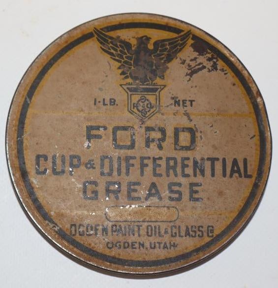 One Pound Ford Cup and Differential Grease Can Lid (1 of 2)