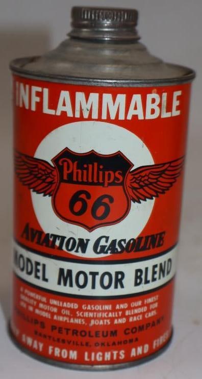 Phillips 66 Aviation Gasoline Cone Top Can (1 of 2)