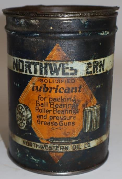 Northwestern One Pound Grease Can (1 of 2)