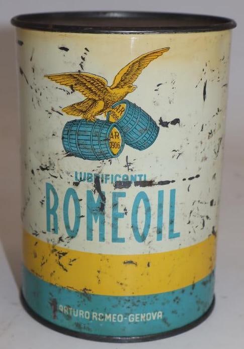 Aturo Romeoil Graphic Metal One Quart Oil Can (1 of 5)