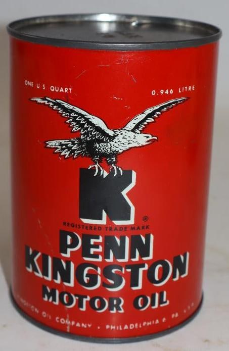 Penn Kingston Metal One Quart Oil Can (1 of 4)