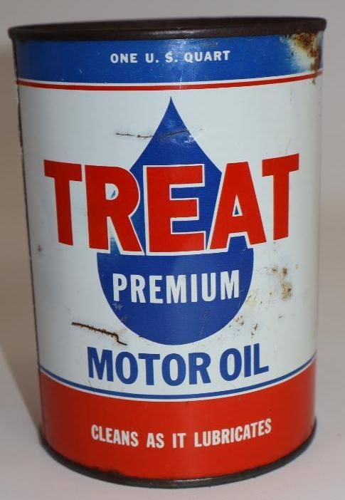 Treat Premium Metal One Quart Oil Can (1 of 5)
