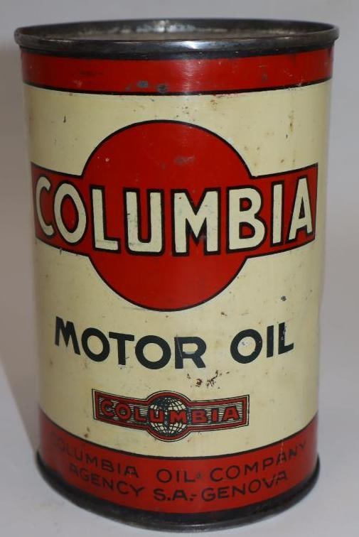 Columbia Metal One Quart Oil Can (1 of 5)