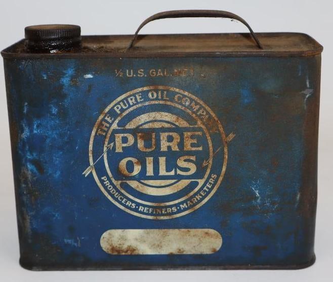 Pure Oils Half Gallon Slim Oil Can (1 of 4)