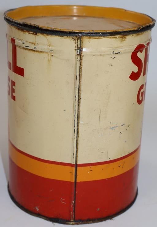 Shell Five Pound Grease Can - 2