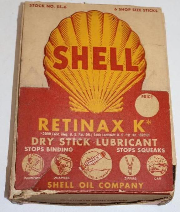 Shell Retinax K Dry Stick Lubricant Counter Top Display Complete With 6 Units (1 of 4)