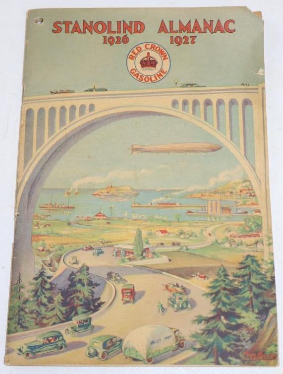 1927 Stanolind Red Crown Almanac: 5.5x 8