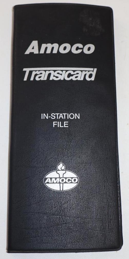 Group Of 16 Amoco Credit Cards In Transicard Book (1 of 3)