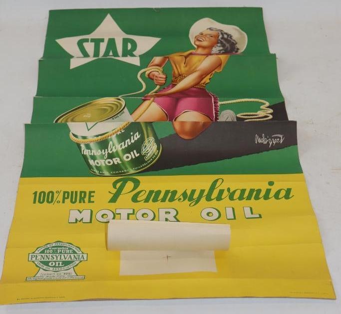 Star Motor Oil 1957 Advertising Calendar (1 of 5)