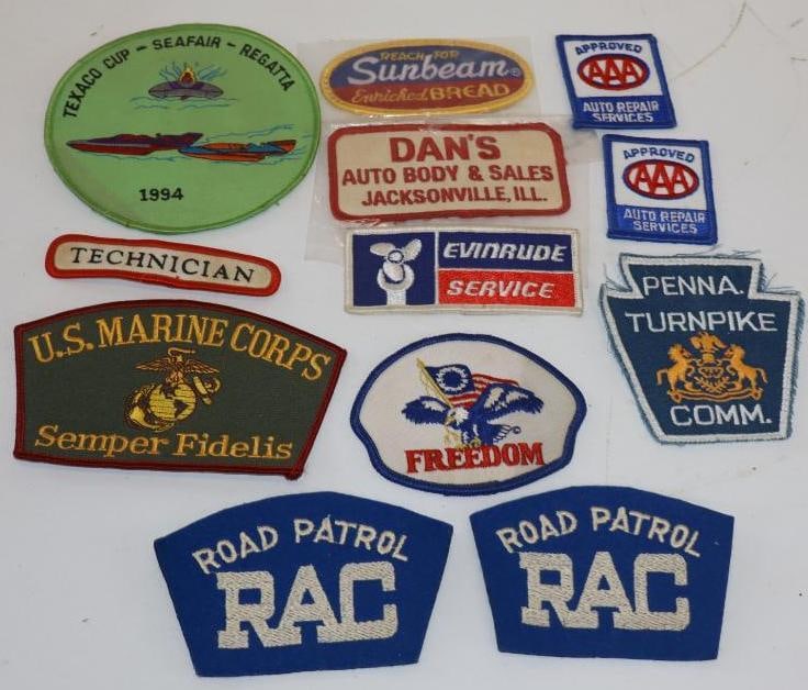 Group Of 12 Transportation, Marine & Sunbeam Bread Advertising Shirt Patches (1 of 7)