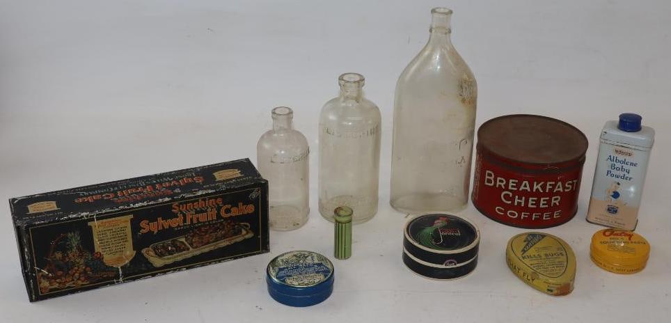 Group Of 11 Household Advertising Tins & Bottles (1 of 9)
