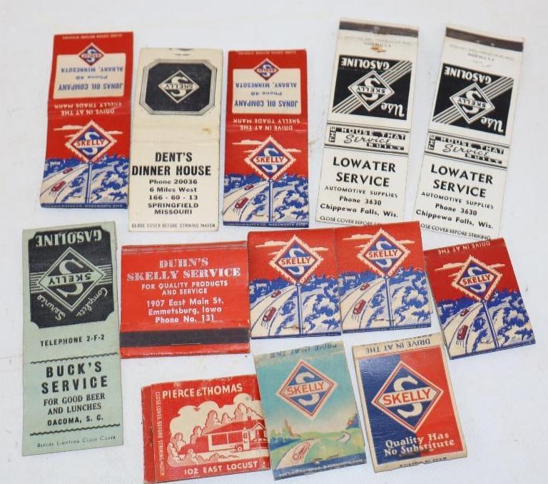 Group Of 13 Skelly Advertising Matchbooks (1 of 4)
