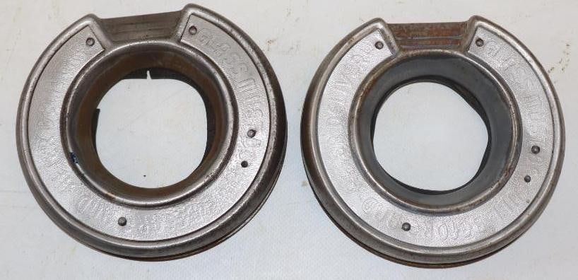 Group Of 2 Gas Pump Site Glass Housing Brackets: 4.75x 4.75x 1 Each