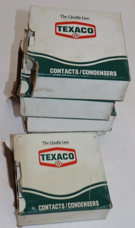 Group Of 20 Texaco Contact Condensers In Original Boxes (1 of 3)