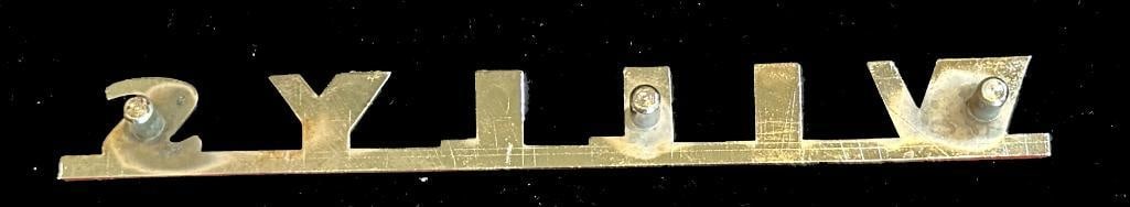 Willys Hood Script Emblem - 2