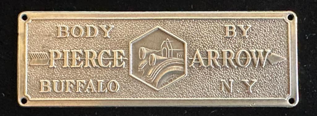 Pierce Arrow Body Maker Plate (1 of 2)