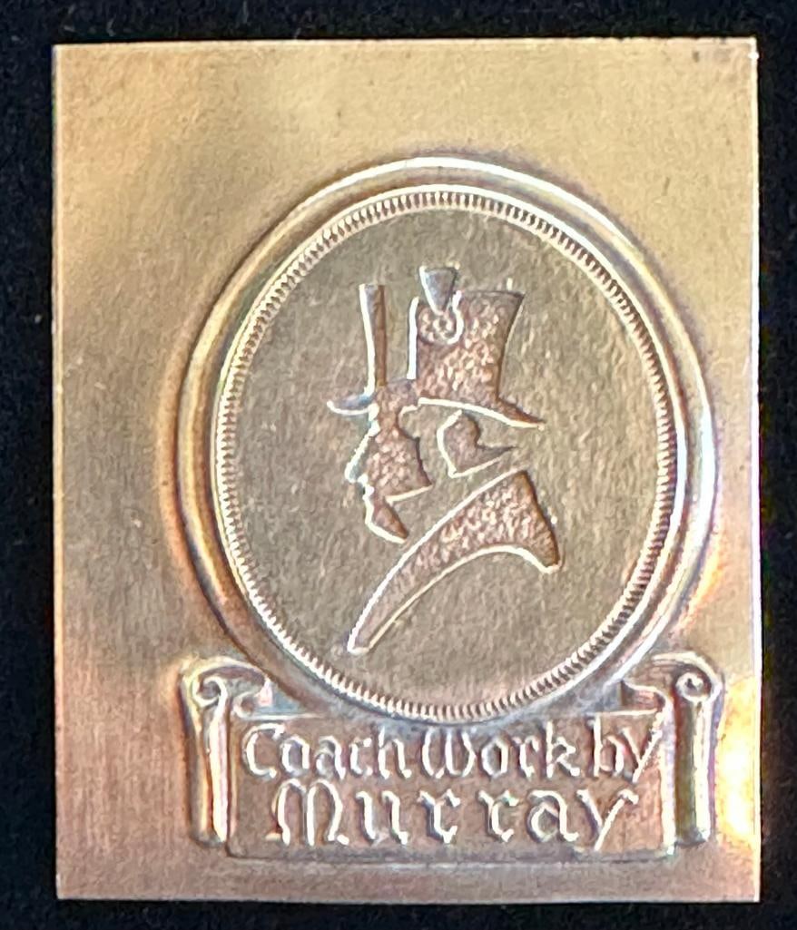 Murray Body Maker Plate (untrimmed) (1 of 2)