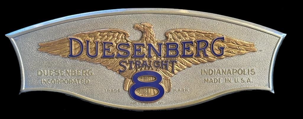 Duesenberg Emblem - Firewall Plate (1 of 3)