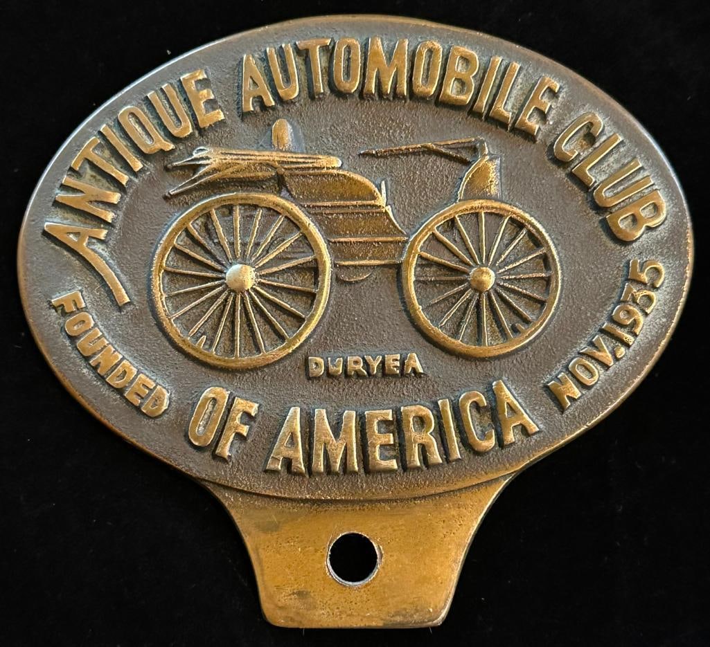 Antique Automobile Club of America (AACA) License Plate Topper (1 of 2)