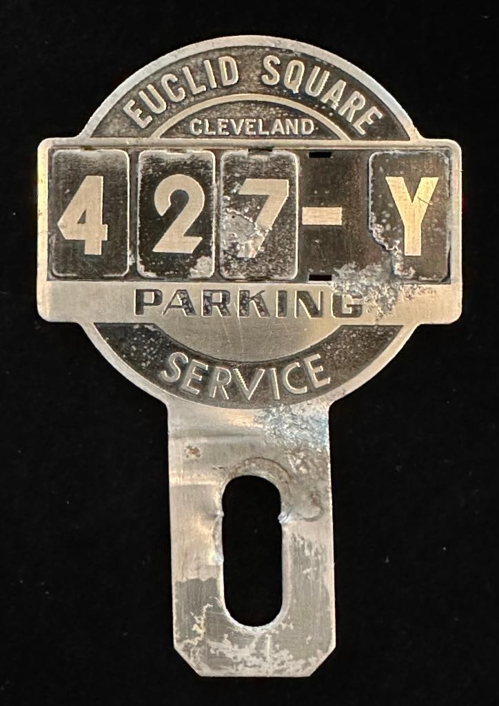 Euclid Square Cleveland Parking Service ID Plate Topper (1 of 2)