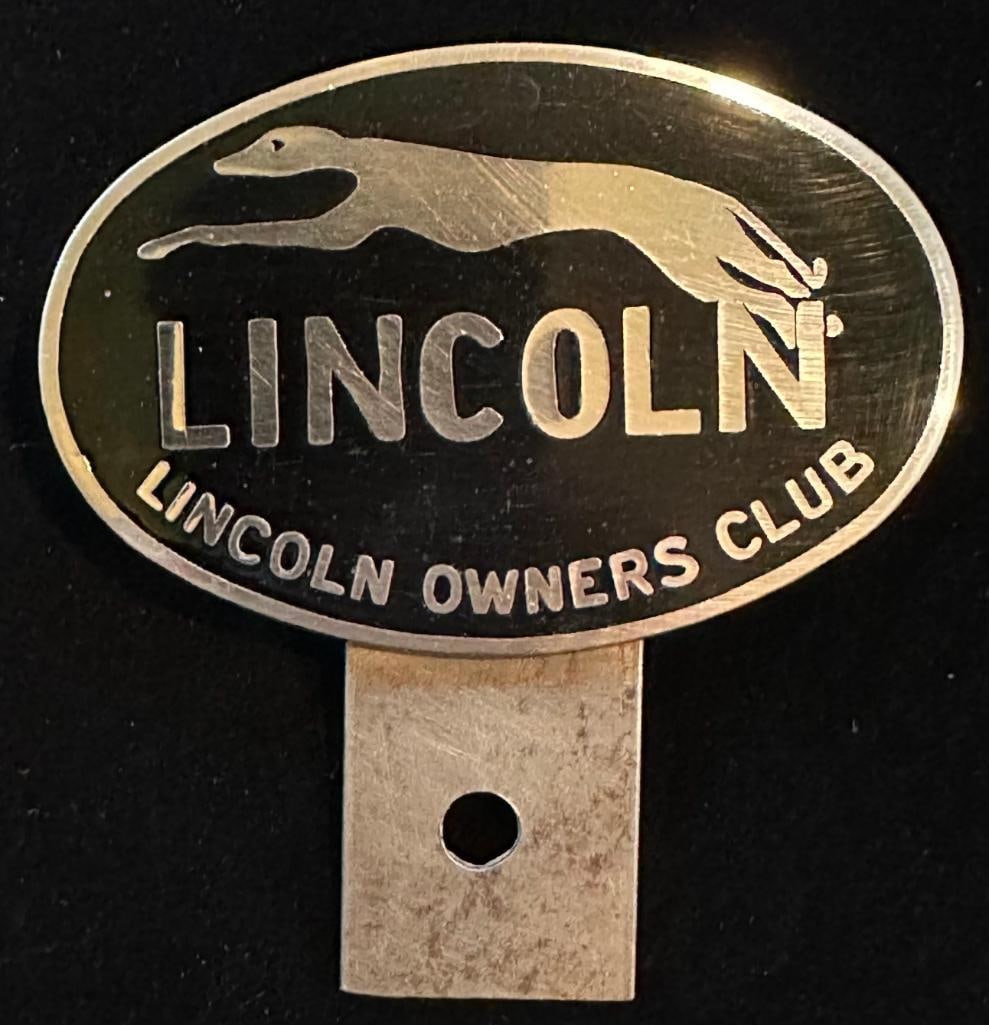 Lincoln Owners Club Plate Topper (1 of 2)