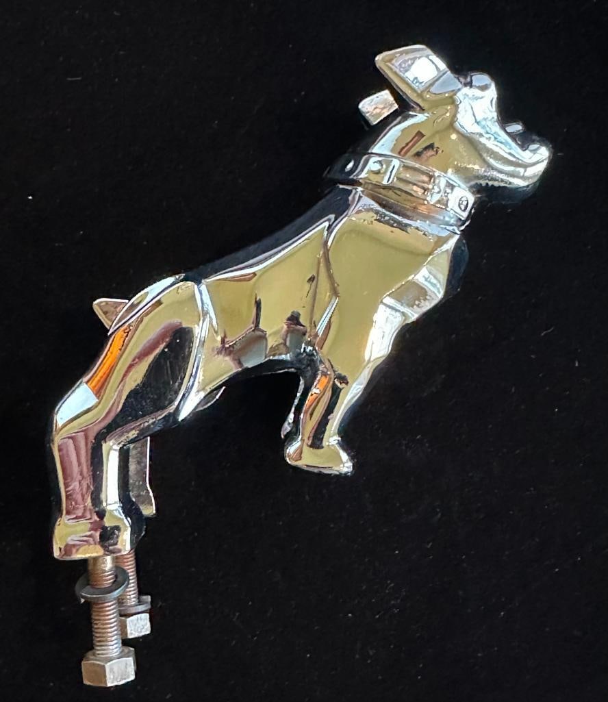 Mack Bulldog Ornament Mascot: Mack Bulldog Ornament Mascot. This item measures approximately 4.5" by 4.5".