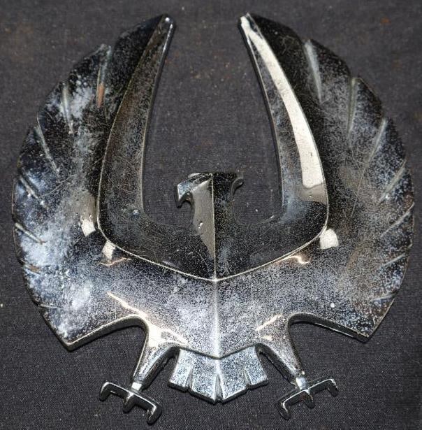 1964-66 Chrysler Imperial Eagle Fuel Door Emblem (1 of 2)
