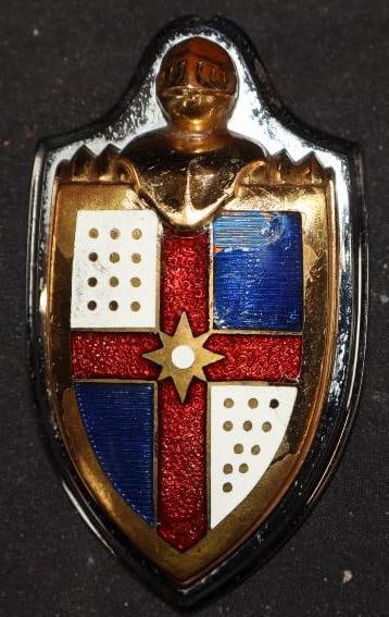 1946-49 Lincoln Continental Cloisonne With Base: 2x3.75