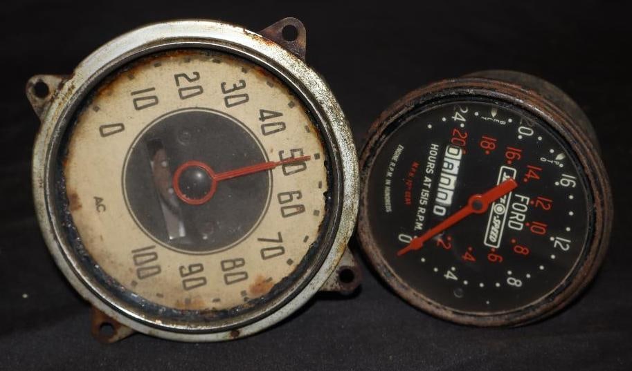 Group Of 2 Ford & AC Speed & Tachometer (1 of 3)