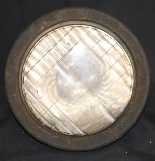 Early Automobile Headlight With Glass Lense (1 of 3)