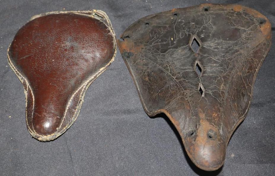 Group Of 2 Early Bicycle/ Motorcycle Seat Covers (1 of 2)