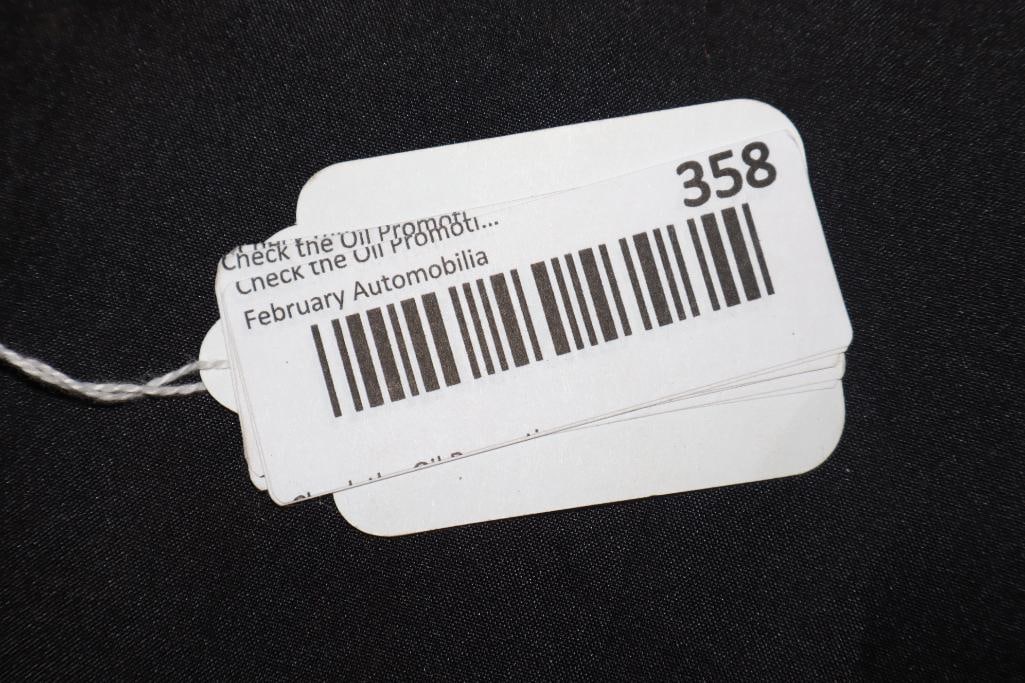 Guilded Cast Iron Leaping Impala Ashtray Topper Handle Mounted On Wood: 8x1x4