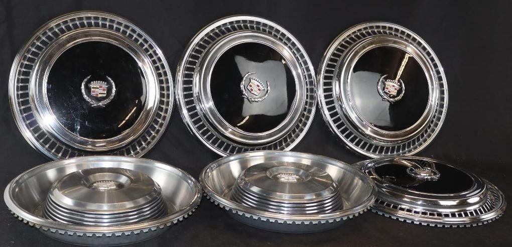 Group Of 6 1960's Cadillac Deville Hubcaps (1 of 7)