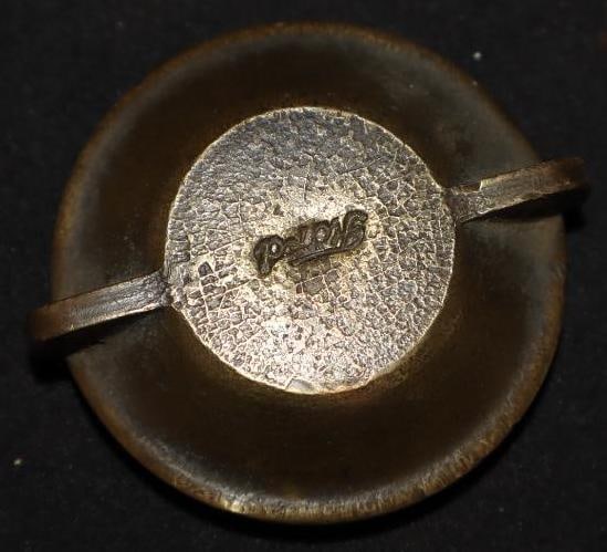 Ford Script Embossed Brass Threaded Cap: 1.75 Inch