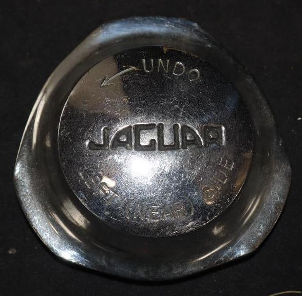 Jaguar Threaded Automobile Hubcap (1 of 2)
