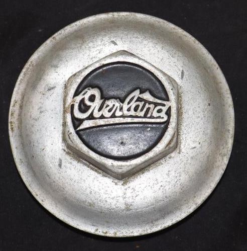 Overland Threaded Automobile Hubcap (1 of 2)