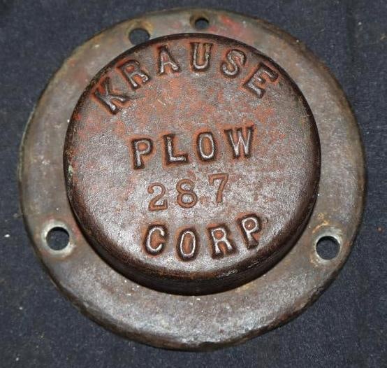 Krause Plow Steel Wheel Cover: 4 Inch