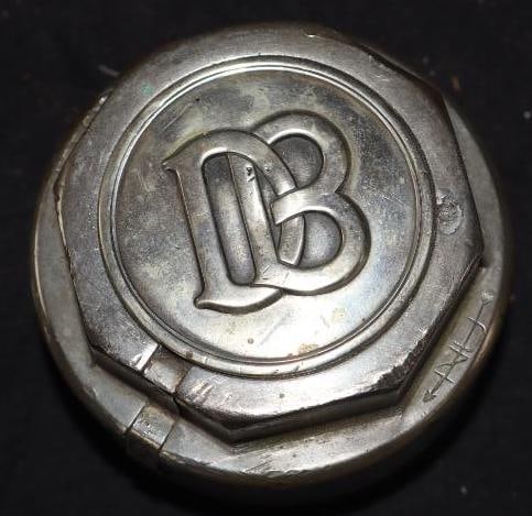 Dodge Brothers Threaded Automobile Hubcap: 3