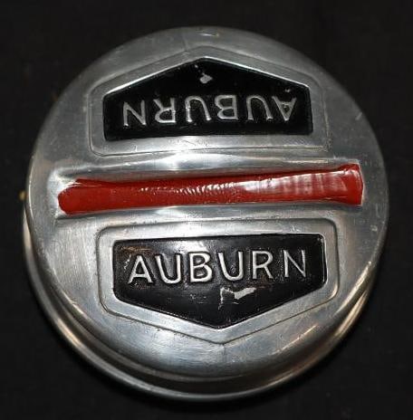 Auburn Threaded Automobile Hubcap: 2.25