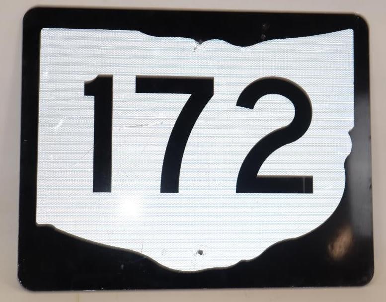 Ohio State Route 172 Construction Street Sign "Lincoln Highway" (1 of 4)